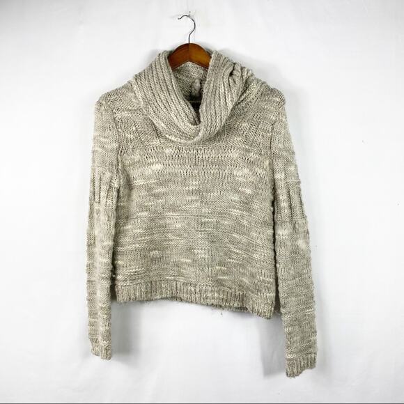 SOFT SURROUNDINGS Wool Alpaca Blend Cowl Sweater - Picture 1 of 6